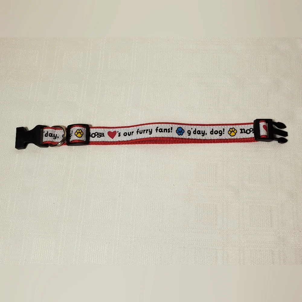 Dog Collars & Accessories Colorful Pet Bundle Red Collar Waste Bag Pet 4pc Set